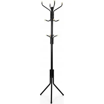 Věšák Stojací věšák kovový Songmics černý