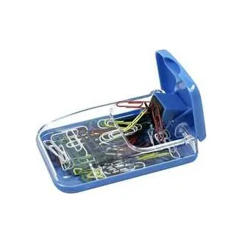 Zásobník na papírové ručníky Zásobník na sponky magnetický, ICO, transparentní-modrý,rychlé dodání