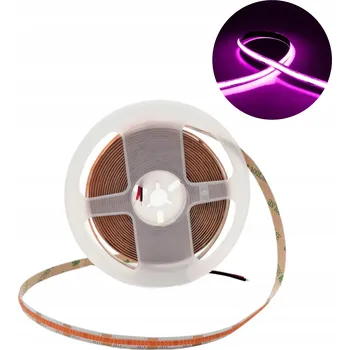 LED páska LED pásek COB 480 LED/m 24V růžová barva Pink 1 m - jedna linie světla