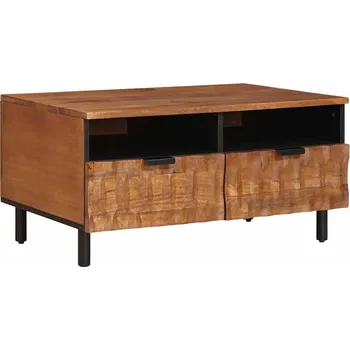 Konferenční stolek vidaXL Konferenční stolek Hnědá 80 x 54 x 40 cm Masivní mangové dřevo [4017913]