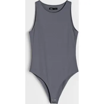 Oblečení a móda Sinsay - Body bez rukávů - šedá - 632EU-90X - 632EU-90X-XL