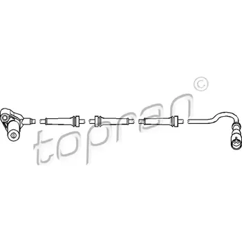 Brzdový systém TOPRAN Snímač počtu otáček kol TPR 111 077