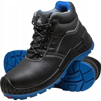 Pracovní obuv Pánské pracovní boty kotníkové, voděodolné, s ochranou proti propíchnutí a ocelovou špičkou S3, velikost 46