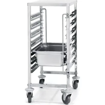 konvektomat Vozík na GN nádoby - 7 x GN 1/1, HENDI, Profi Line, 445x615x(H)945mm | 810668