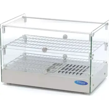 Maxima Vyhřívaný stojan na potraviny 55 cm - 2 police - 50 l | 09400780