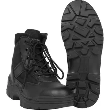 Pánská sportovní obuv MIL-TEC Boty SECURITY kotníčkové ČERNÉ ČERNÁ - BLACK 44
