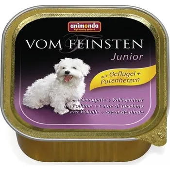 Volný čas Animonda Vom Feinsten Junior paštika pro psy drůbeží + krůtí srdce 150 g EXPIRACE duben (15.4.2026)