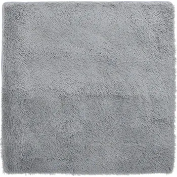 Koberec Koberec shaggy NAVARRA světle šedý 160x160 cm čtvercový, 3,5 cm vlas