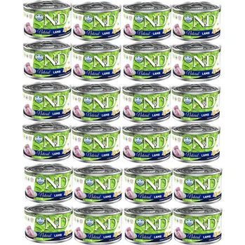 Krmivo pro kočku FARMINA N&D Cat Natural Lamb - vlhké krmivo pro kočky - 24x140 g