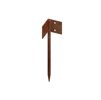 Zahradní obrubník Corgarden URBIS SPOJKA ROHOVÁ - Corten 25 × 10 cm