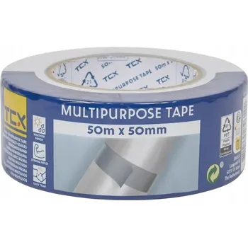 Lepicí páska Univerzální stříbrná opravná páska TCX 50 m x 50 mm