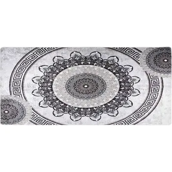 Koberec Sametový koberec, různobarevný, 80 x 300 cm, protiskluzový, pratelný