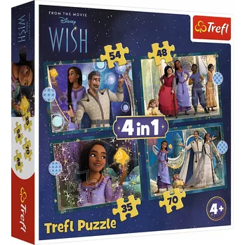 Puzzle TREFL 4v1 Puzzle Splněné sny a přání 34649
