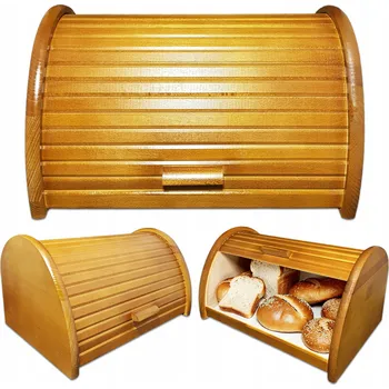 chlebník Jednodílný chlebník GraweroweLove hnědý dřevěný