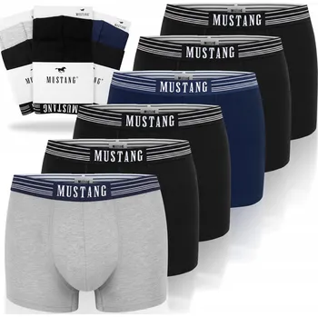 MUSTANG Pánské bavlněné boxerky BM1053 6 kusů L