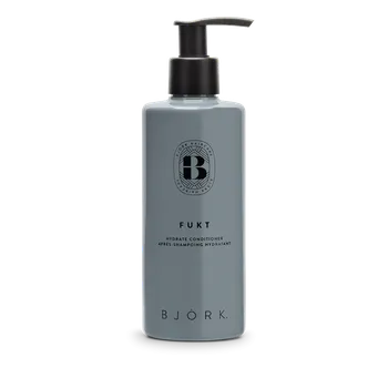 Hydratační kondicionér 250 ml obnovuje suché a poškozené vlasy, dodává lesk a hebkost. Björk Fukt – hydratační kondicionér pro suché a poškozené vlasy 250 ml