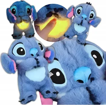 plyšák STICH ŠUMÍCÍ MEDVÍDEK DÝCHAJÍCÍ PLYŠÁK UKLIDŇUJÍCÍ PLYŠOVÁ HRAČKA ŠUMÍ DÝCHÁ