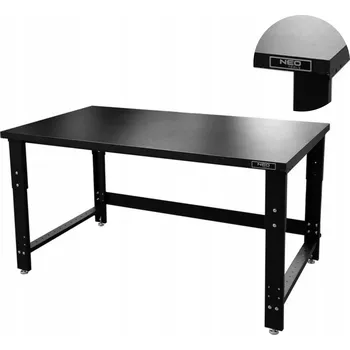 Pracovní stůl NEO TOOLS 1500 mm x 780 mm MDF deska, nastavitelná výška