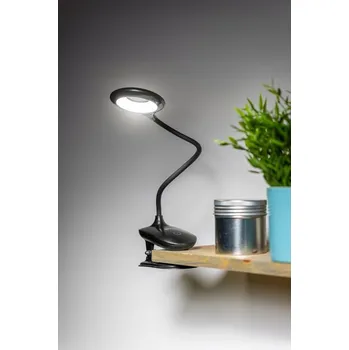 Lampička Stolní lampička GTV RINGO černá, výkon až 4 W