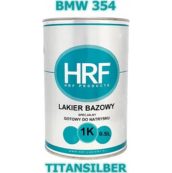 barva a nátěr na dřevo HRF - Základní lak 1K BMW 354 - 0.5L - PŘIPRAVEN K APLIKACI - TITANSILBER