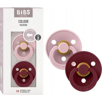 dudlíky Kulatý gumový Dudlík Bibs 6 měsíců +