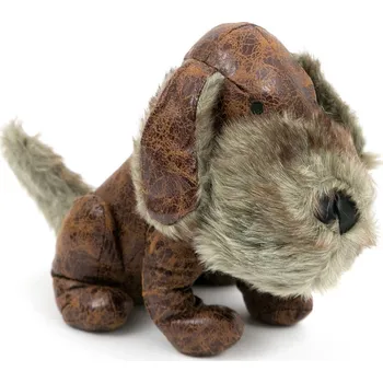 Obraz Zarážka do dveří PES HNĚDÝ 1 kg EKO KŮŽE