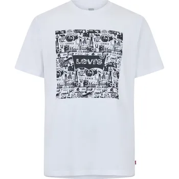 Pánská móda Tričko Levis Grid White 1215763 S