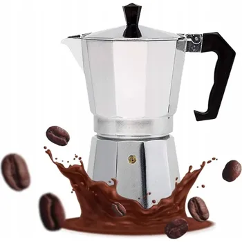 Kávovar HLINÍKOVÁ MOKA KONVICE ESPRESSO KÁVOVAR PRO 9 ŠÁLKŮ