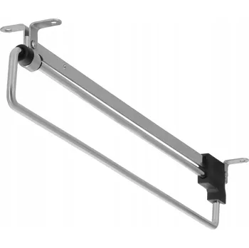 Věšák Výsuvný věšák na oblečení, košile do šatní skříně, stříbrný, 350 mm