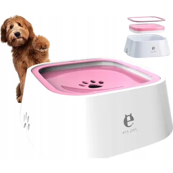 Miska pro psa Jedna plastová miska Els Pet růžová 1,5 l