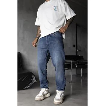 Pánské džíny Black Island Modré loose fit džíny – Bravio Velikost: 36