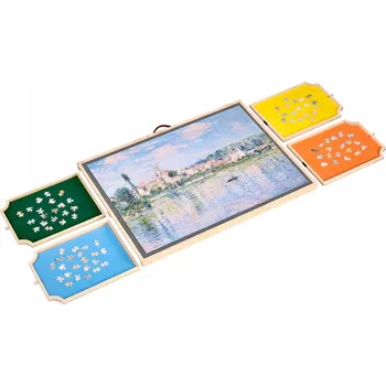 Puzzle VEVOR Stůl na Puzzle pro 1000 dílků, Otočný, se 4 zásuvkami