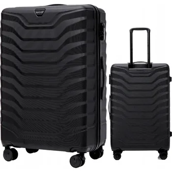 Velký pevný kufr Wings ABS PEA01-L-BLACK 97 l