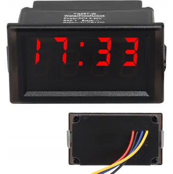 Hodiny AUTOMOBILOVÉ HODINY LED DIGITÁLNÍ HODINKY DO AUTA