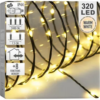 Vánoční dekorace Vánoční osvětlení na stromeček Vilde venkovní 2392,5 m 301 - 500 světýlek