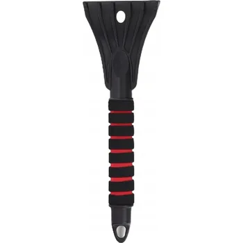Autoškrabka Škrabka na led a sníh 30 cm černo-červená