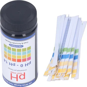 bazénový tester Tester měřič lakmusové papírky testovací proužky pro měření pH do bazénu bazén 100 ks