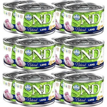 Krmivo pro kočku FARMINA N&D Cat Natural Lamb - vlhké krmivo pro kočky - 12x140 g
