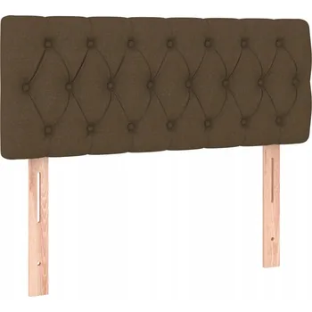 Čelo postele tmavě hnědé 100 x 7 x 78/88 cm nastavitelné