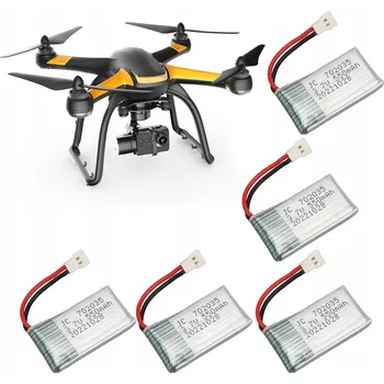 5 kusů 3.7V 550mAh baterie pro drony a UAV