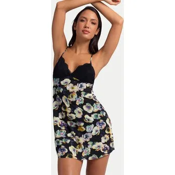 Dámské noční prádlo Dorina Noční košile Zayna FXDS0004LA163 Černá XL