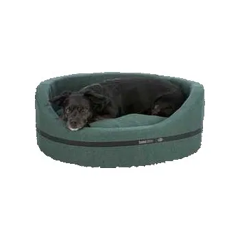 Pelíšek pro psa CityStyle HOME Edition oválné lůžko s okrajem, tmavozelená 80 x 65 cm,rychlé dodání