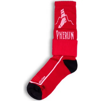 Turistické ponožky PHERUN-Merino Pherun Red 39-42 Červená 39/42