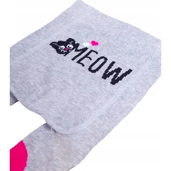 Dětské punčocháče YOCLUB šedé bavlna velikost 74