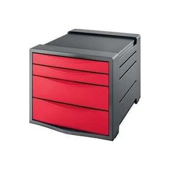 Archivační box Zásuvkový box Esselte Europost VIVIDA, VIVIDA Červená,rychlé dodání