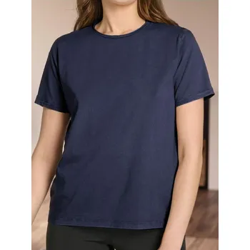 Dámské tričko Sinsay - Tričko se sepraným efektem - modrá - 755BB-55X - 755BB-55X-M