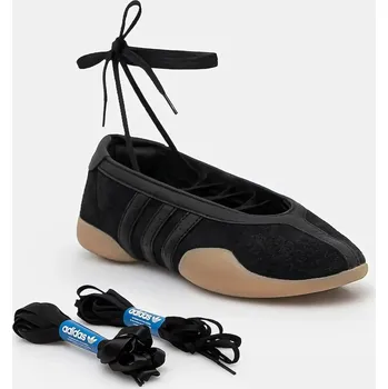 Dámské baleríny Semišové baleríny adidas Originals Taekwondo Mei Ballet W JQ0669 černá 99X, EUR 35.5