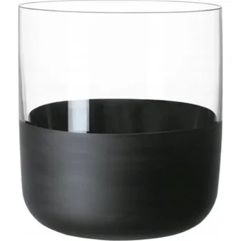 Sklenice Skleničky na vodu Villeroy&Boch Manufacture Rock, černé 0 ml, 4 ks