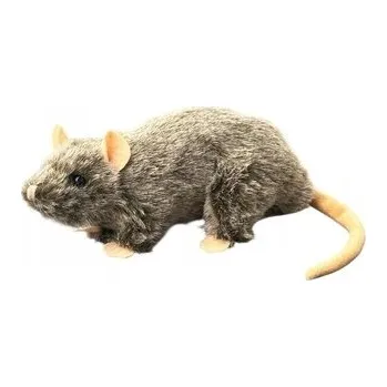 plyšák Plyšová Hračka Myška Bílá Krysa DUBI - 20 cm