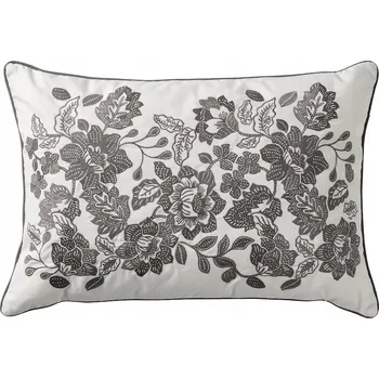 Polštář IKEA SKUGGNAVA Polštář bílá/šedá 40x58 cm